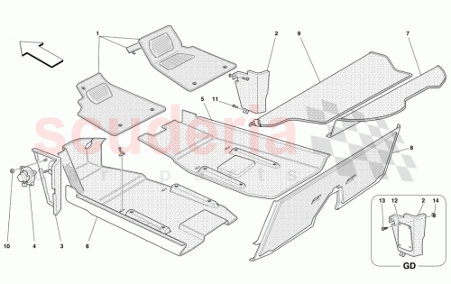 Part Diagram for Ferrari 649223