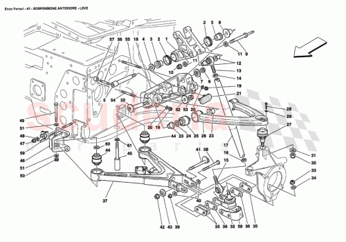 Part Diagram for Ferrari 12429524