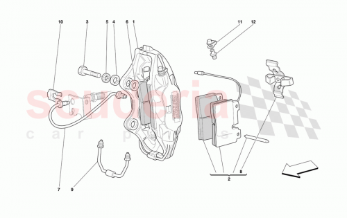 Part Diagram for Ferrari 176314