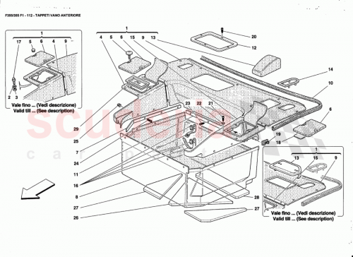 Part Diagram for Ferrari 65753500