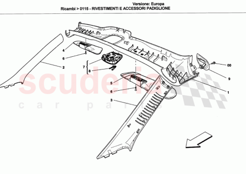 Part Diagram for Ferrari 820659