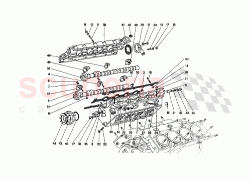 Part Diagram for Ferrari 117040