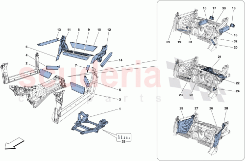 Part Diagram for Ferrari 322432