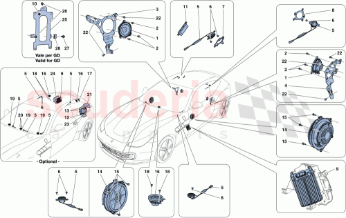 Part Diagram for Ferrari 321880