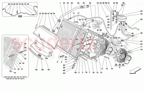 Part Diagram for Ferrari 155063