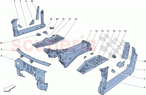 Part Diagram for Ferrari 265597