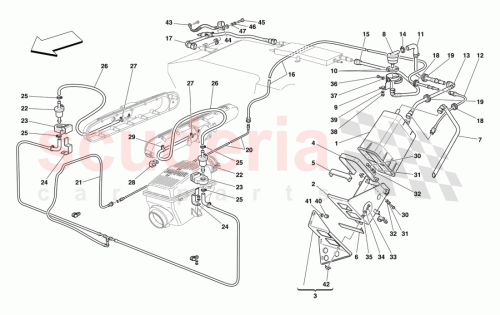 Part Diagram for Ferrari 180866