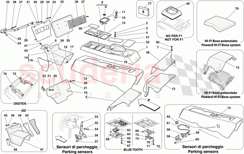 Part Diagram for Ferrari 68538100