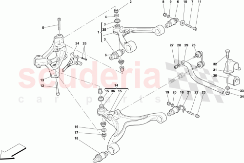 Part Diagram for Ferrari 196066