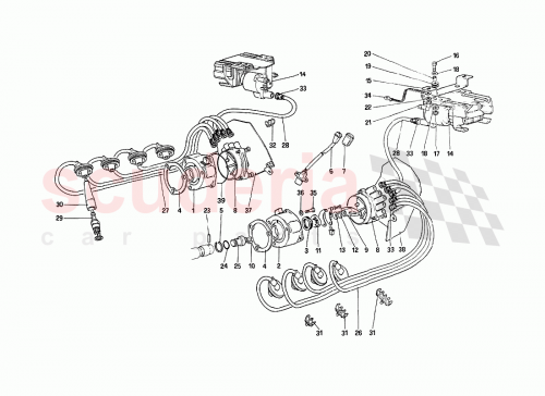 Part Diagram for Ferrari 122740