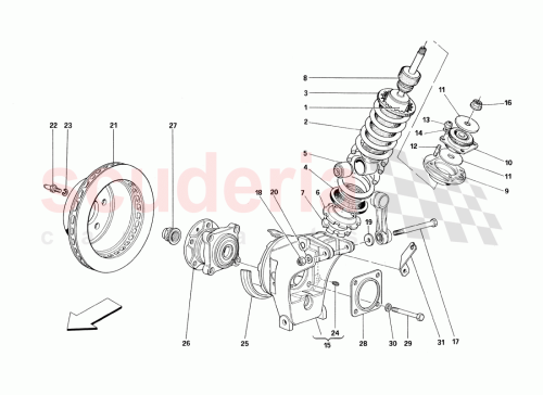 Part Diagram for Ferrari 159356