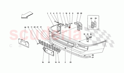 Part Diagram for Ferrari 63226910