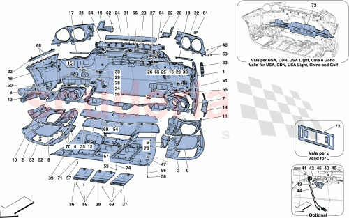 Part Diagram for Ferrari 86794700