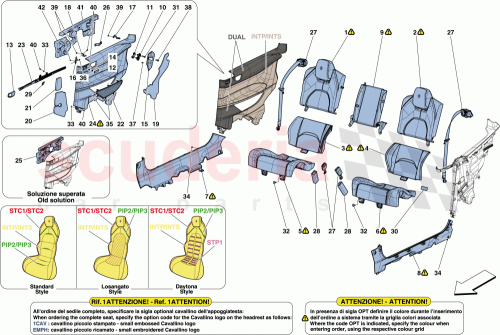 Part Diagram for Ferrari 87106800