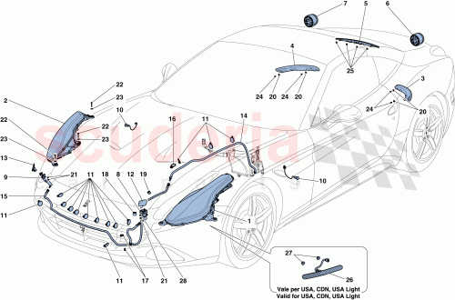 Part Diagram for Ferrari 86309400