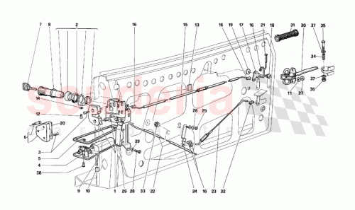 Part Diagram for Ferrari 61507600