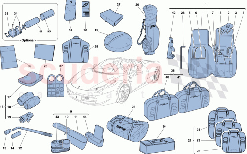Part Diagram for Ferrari 84378500