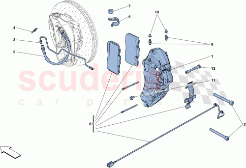 Part Diagram for Ferrari 315572