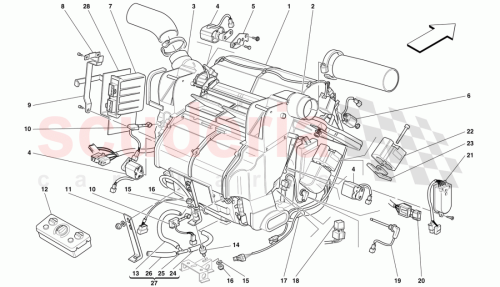 Part Diagram for Ferrari 64791400