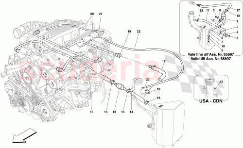 Part Diagram for Ferrari 198655
