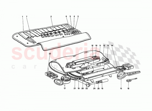 Part Diagram for Ferrari 101516