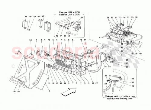 Part Diagram for Ferrari 125240