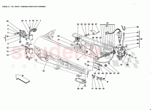Part Diagram for Ferrari 64375600