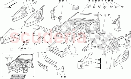Part Diagram for Ferrari 82467811