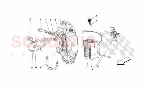 Part Diagram for Ferrari 151963