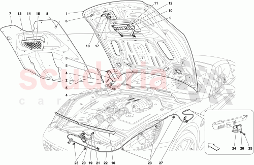 Part Diagram for Ferrari 83188700