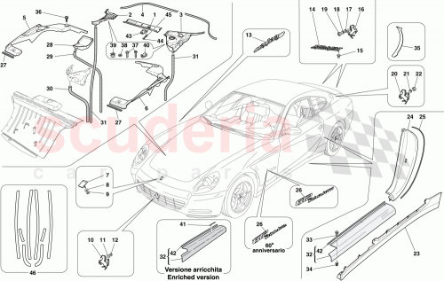 Part Diagram for Ferrari 67629300