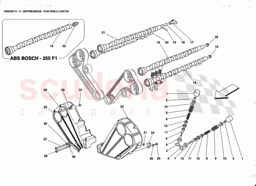Part Diagram for Ferrari 171448
