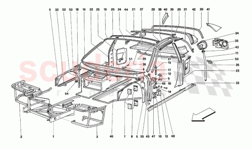 Part Diagram for Ferrari 165183