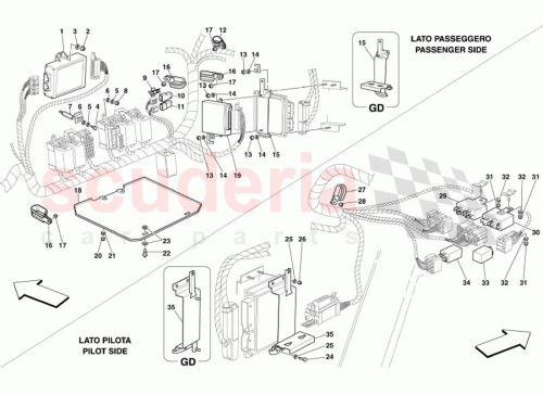 Part Diagram for Ferrari 171375
