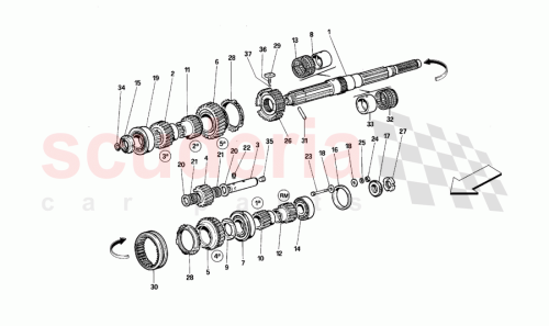 Part Diagram for Ferrari 156425