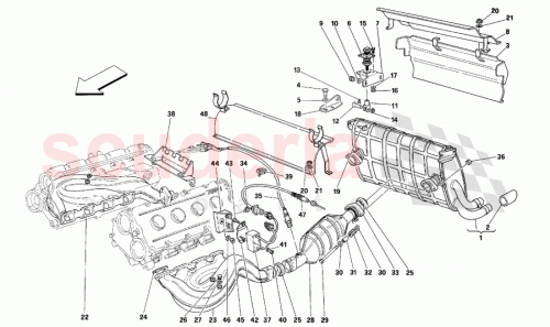 Part Diagram for Ferrari 64278600