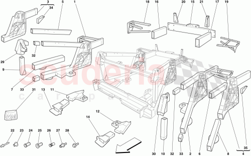 Part Diagram for Ferrari 68440411