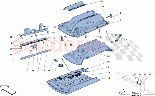 Part Diagram for Ferrari 89132900