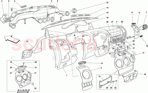 Part Diagram for Ferrari 82032600