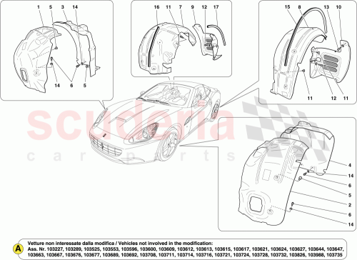 Part Diagram for Ferrari 84076700