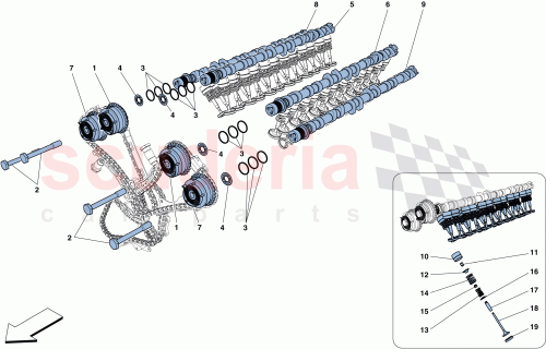 Part Diagram for Ferrari 313538