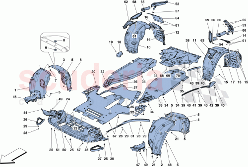 Part Diagram for Ferrari 88080500