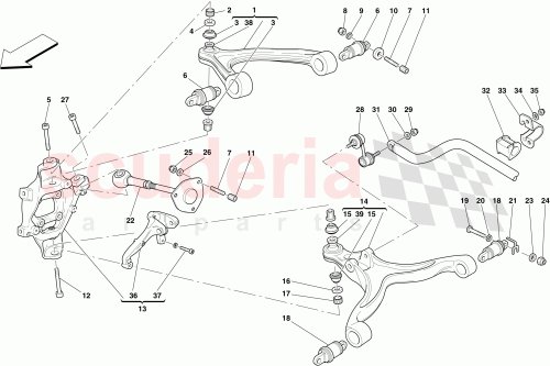 Part Diagram for Ferrari 264079