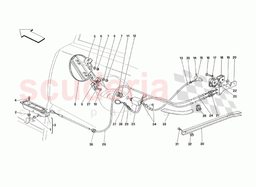 Part Diagram for Ferrari 63309500