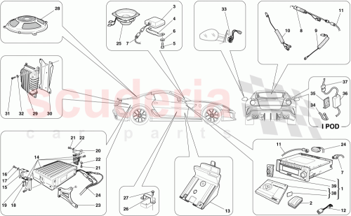 Part Diagram for Ferrari 68178900