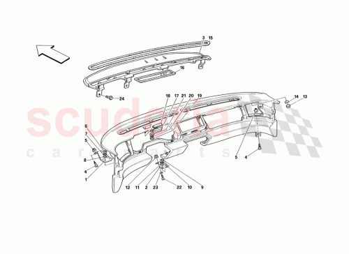 Part Diagram for Ferrari 65371000