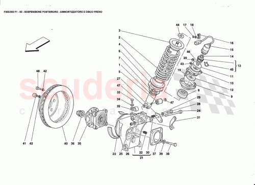 Part Diagram for Ferrari 175475
