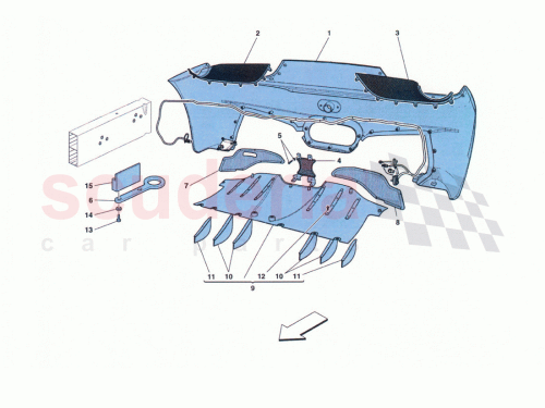 Part Diagram for Ferrari 83433900