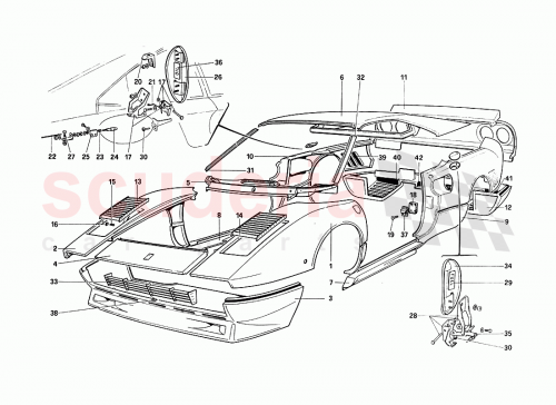 Part Diagram for Ferrari 61472700