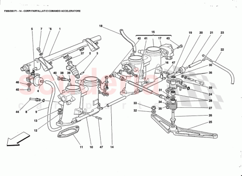 Part Diagram for Ferrari 176329